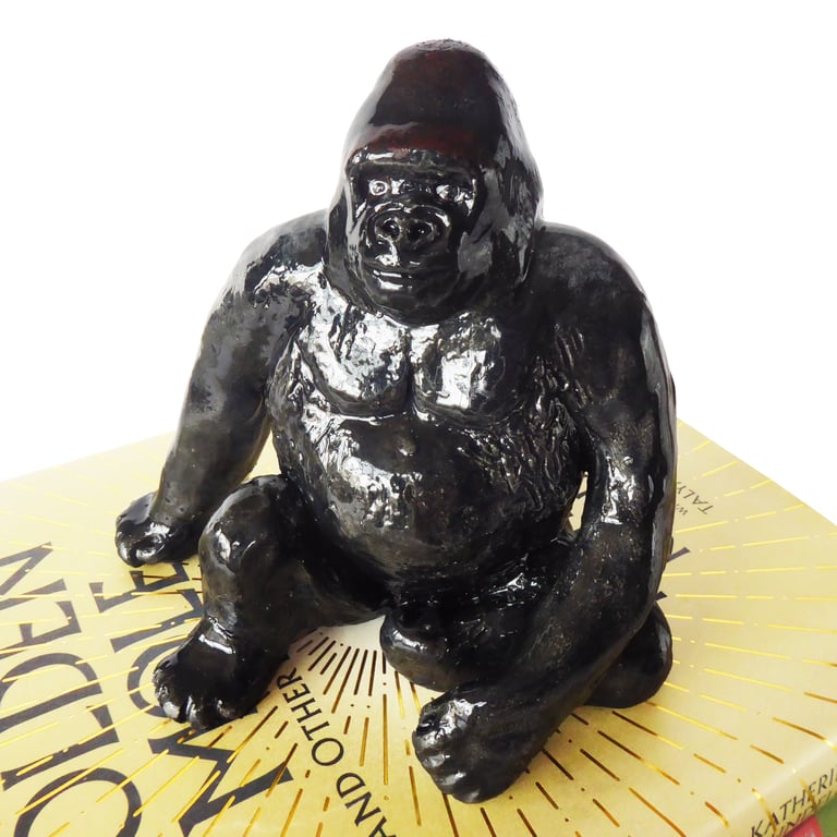 Gorilla Ceramic Ornament - Hand Built