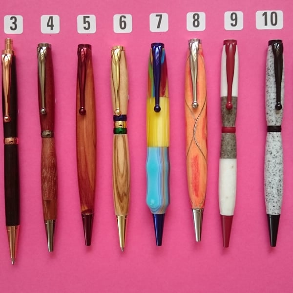 Slimline Pens (1-13)  Handmade Category 1