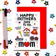 Mother’s Day Card for Mum , ‘My Everything’ Funny & Meaningful Mum, Mom Card 