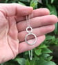 Sterling Silver Circles Necklace - Geometric Jewellery - Image 4