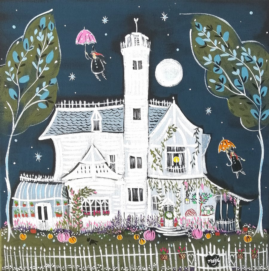 Midnight Margaritas original painting on canvas 