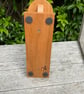 Cherry Wood 3 Candle Holder with Glass Candle Cups - Image 7