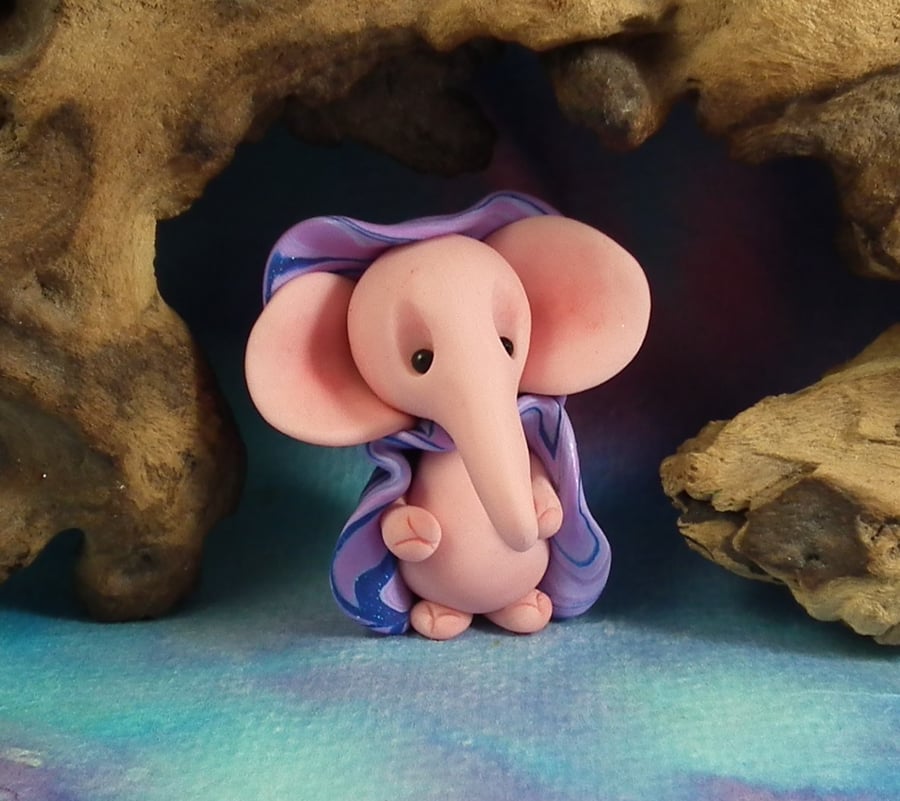 Village Elephant 'Loela' OOAK Sculpt by Ann Galvin