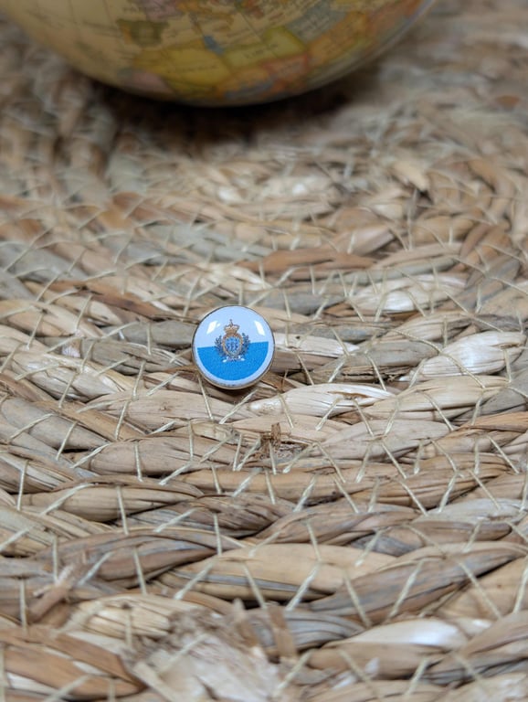 San Marino Flag Map Pin – Europe Travel Map Push Pin for Wooden Maps, San Marino