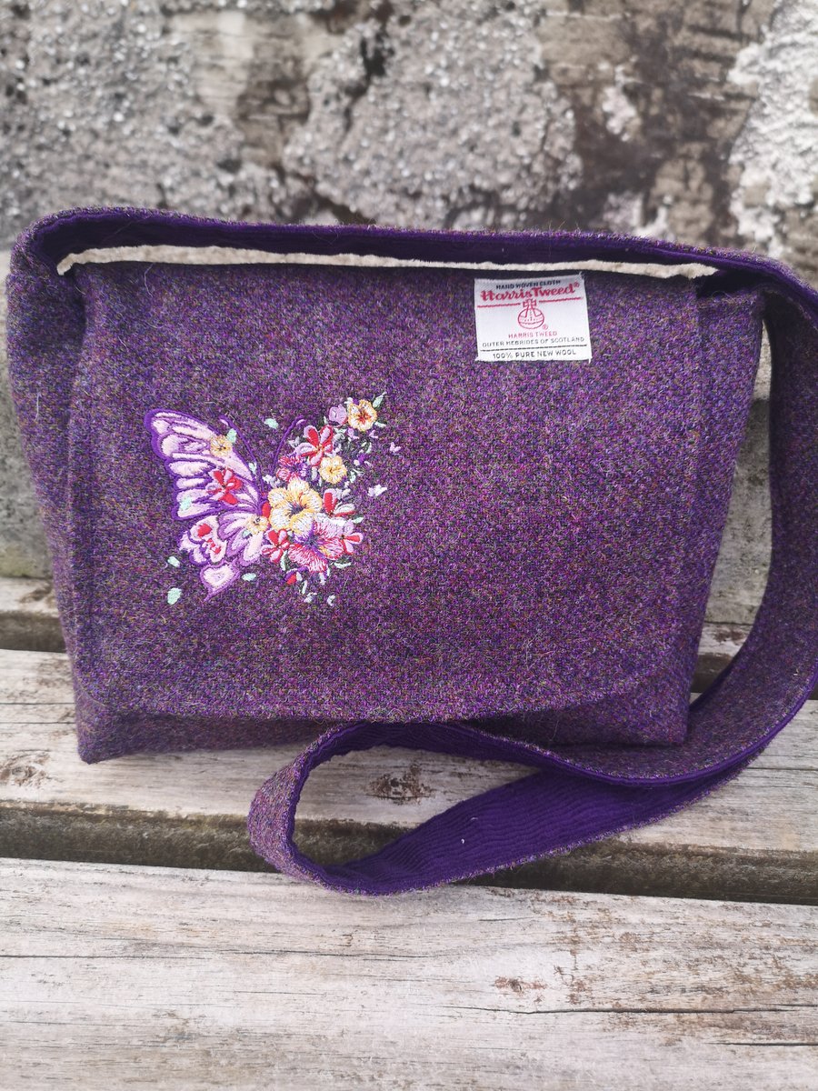 Harris tweed bag
