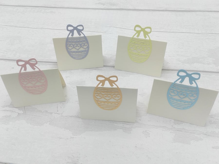 Easter place cards. Easter place settings. Set of 10.