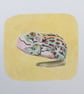 Painting of a vintage tin frog - Image 1
