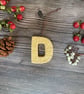 Summer Seconds Ceramic Letter "D" Hanging Decoration 