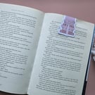Bookstack & Coquette bow Magnetic Bookmark Bookish Gift Cute Bookmark