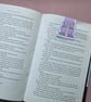 Bookstack & Coquette bow Magnetic Bookmark Bookish Gift Cute Bookmark