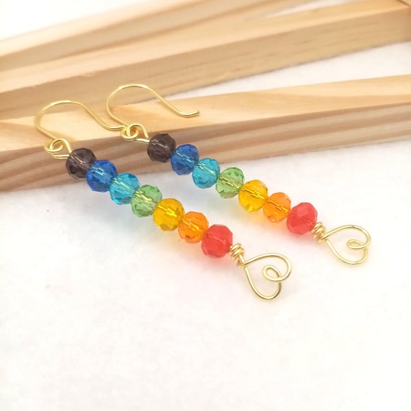 Chakra Earrings Gold