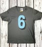 Kids Number T-Shirts. Personalise Birthday Age of Child shirt. Children's Tee  - Image 5
