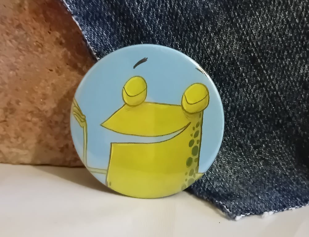 Picture Book  Badge - Frog