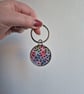 Geometric Abstract Art Keyring - Image 2