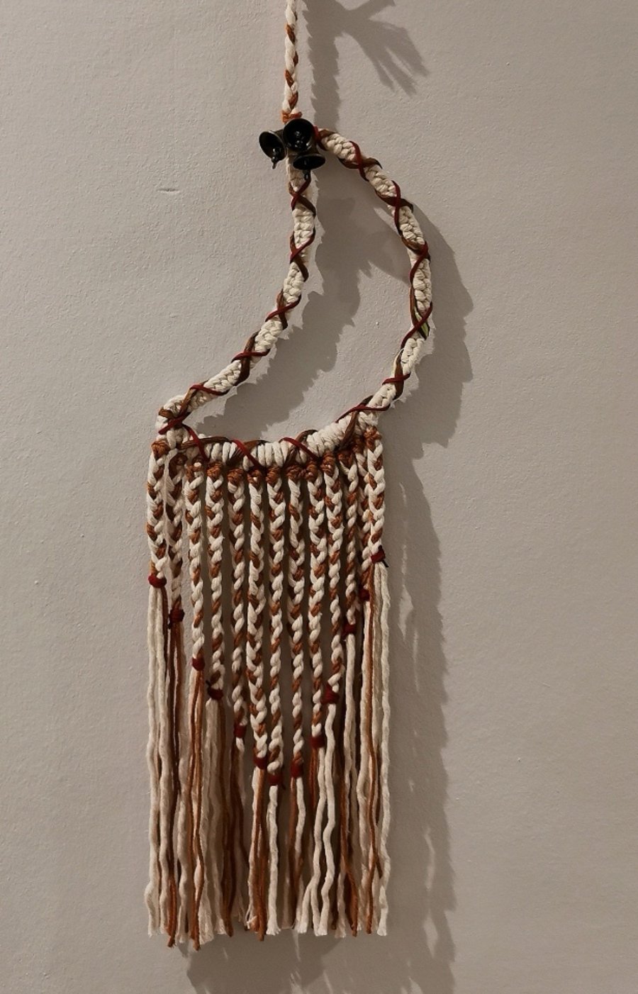 Boho Style Macramé Moon Wall Décor 