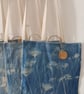 Hand Printed Cyanotype Tote Bag (Seed Heads)