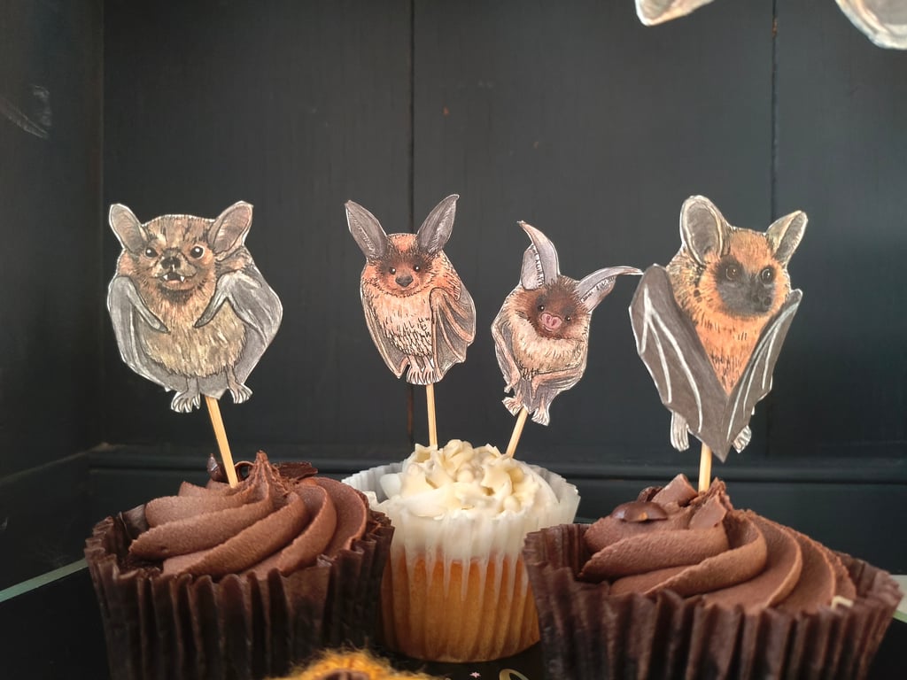 Bat Halloween Cake Topper Decorations