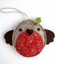 Robin Christmas Decoration, Hanging Decoration - Image 3