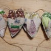 Patchwork heart - 70cm - Bunting, wall hanging