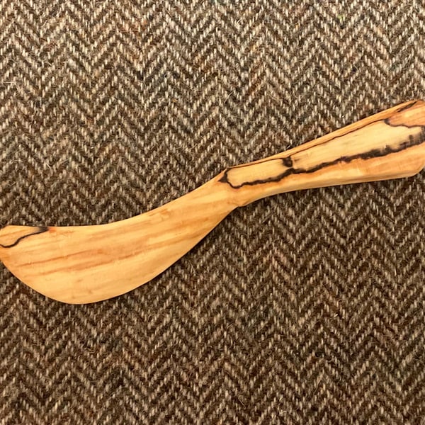 Spalted Beech Wood Cheese Knife