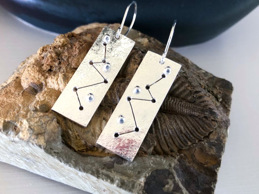 Constellation Earrings in Sterling Silver