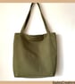 Canvas Tote Bag With Zip and Inside Pocket  - Image 2