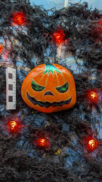 Ghoulish Pumpkin Face