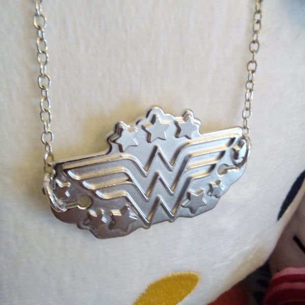 Wonder-Ful Woman - Wonder Woman, necklace, DC comics, comic books, cosplay