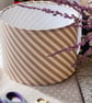 Diagonal Stripe Shade Beige Cream  - Image 1