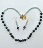 Green Necklace & Earrings Gift Set, Swarovski Crystals, Reduced To Clear - Image 2