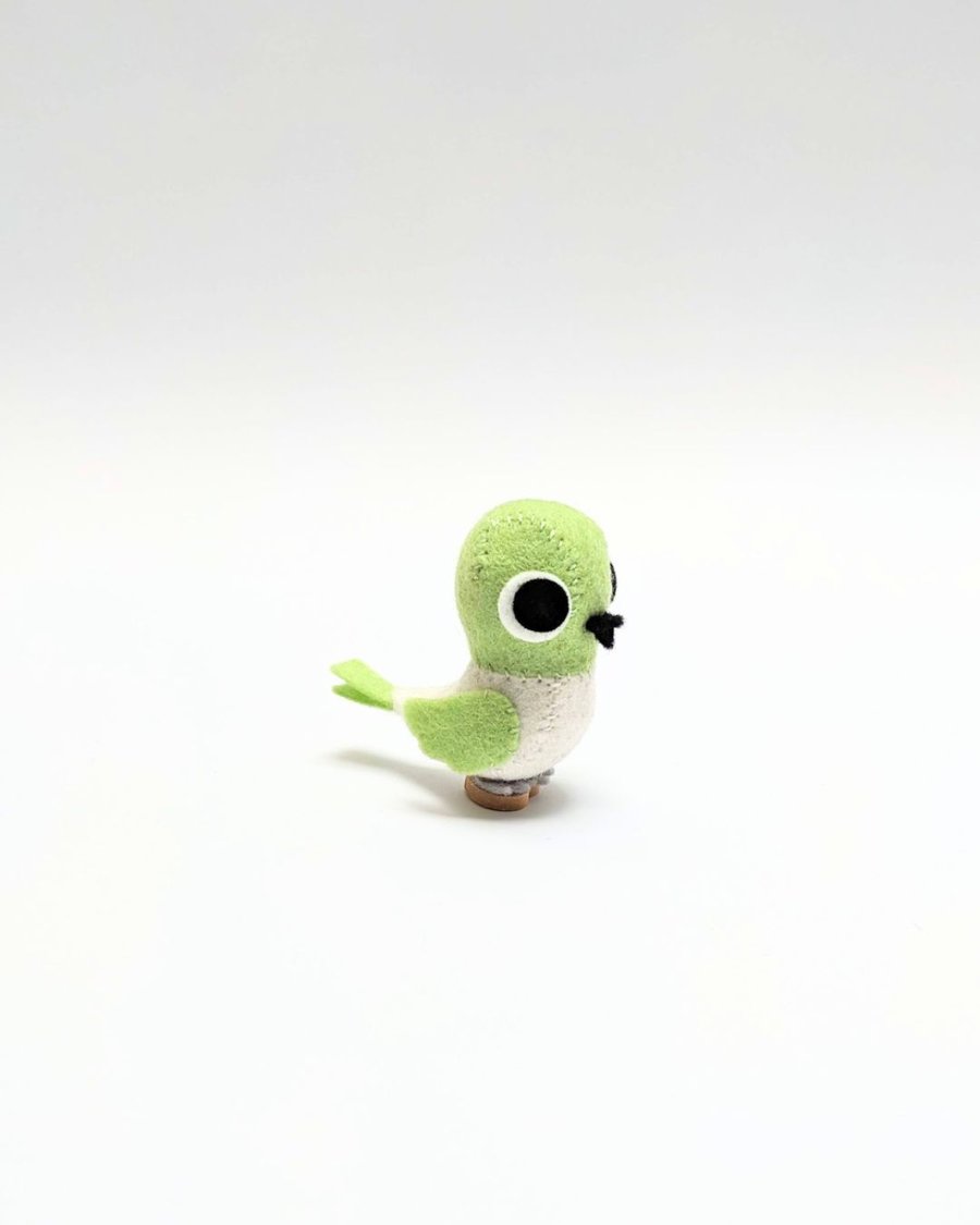 Soulful Bird - Wool Felt Sculpture