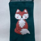 Embroidered Glasses case  - Fox
