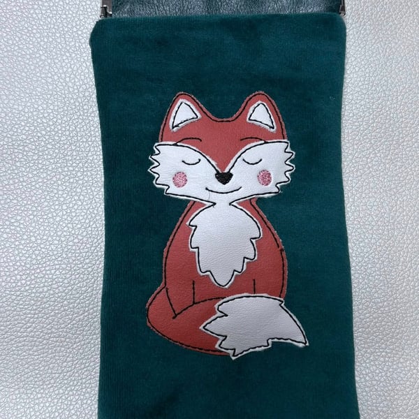 Embroidered Glasses case  - Fox