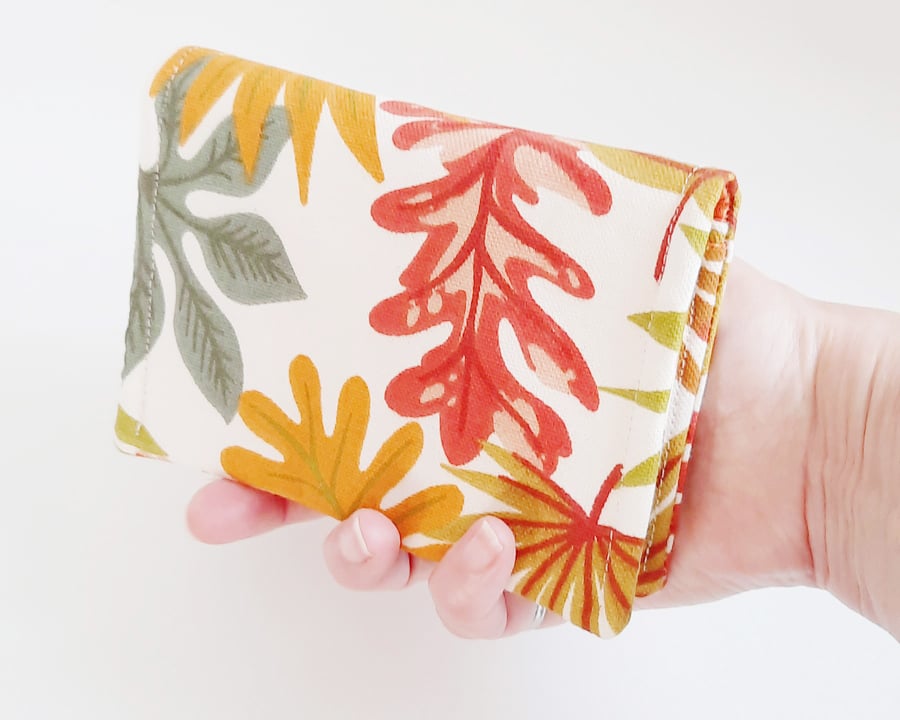 Autumn Leaves Wallet, Women's Bi-Fold Wallet - Free P&P