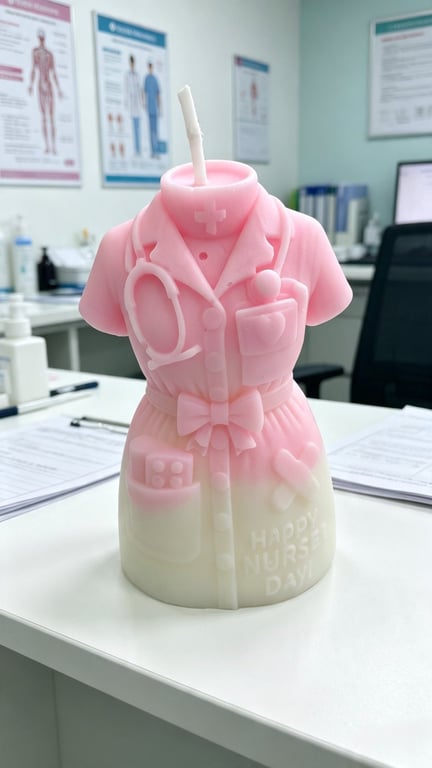 Nurse's Heart Appreciation Candle