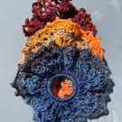 Lot of 3 Handmade lace crochet scrunchies hair accessories