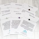 Crystal Chain Anklet, Gemstone Ankle Bracelet, Boho Jewellery, Minimalist, Witch