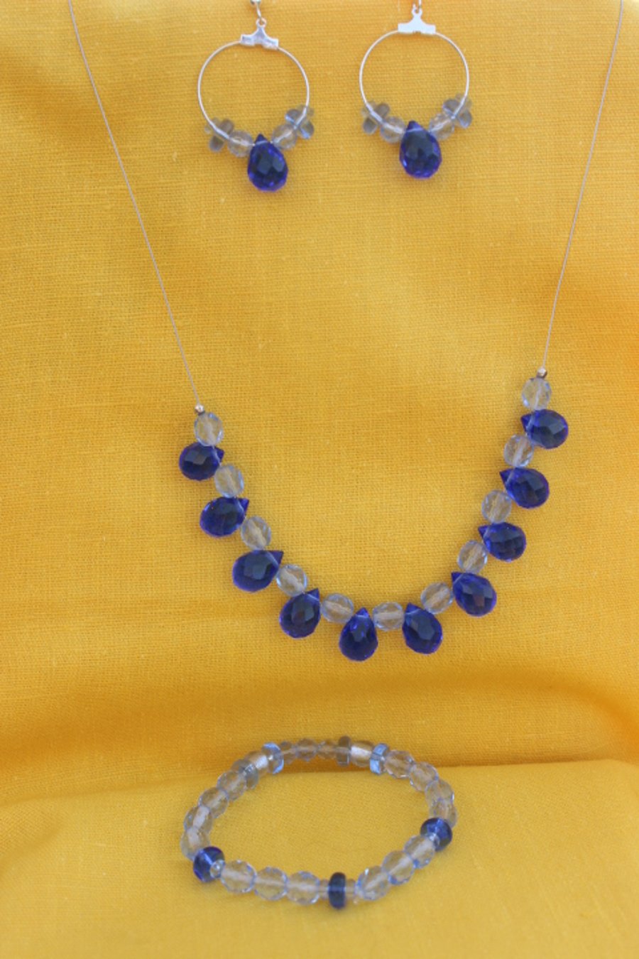 Sparkling Blue jewellery set