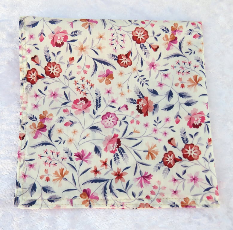 Liberty print handkerchief, Robyn Emily design