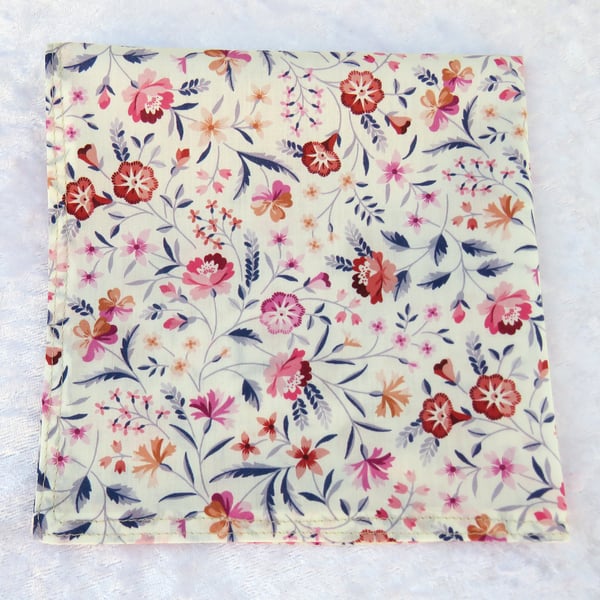 Liberty print handkerchief, Robyn Emily design