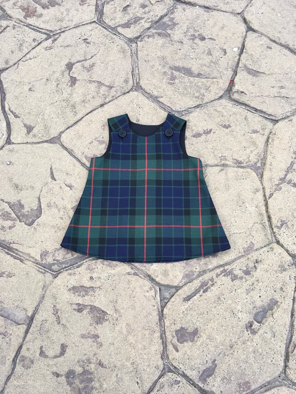 Gunn Tartan Pinafore Dress