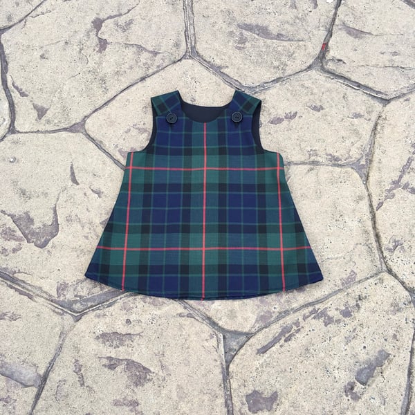 Gunn Tartan Pinafore Dress