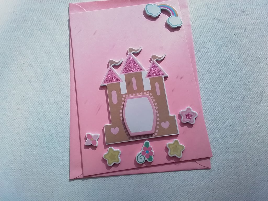 Card with fairy castle. Ref 271