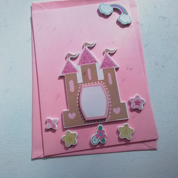 Card with fairy castle. Ref 271