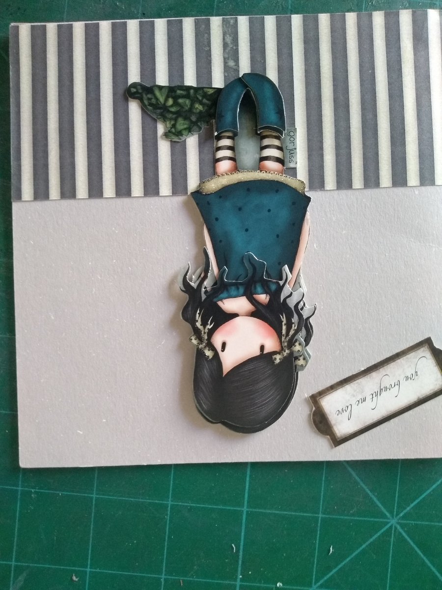 Cute gorjuss hidden envelope birthday card