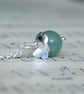 Aventurine and silver butterfly necklace, gemstone necklace, birthday gift idea - Image 4