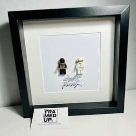 DAFT PUNK - Framed custom minifigures - Stunning artwork 