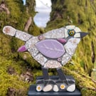 Bone china Mosaic Bird ornament