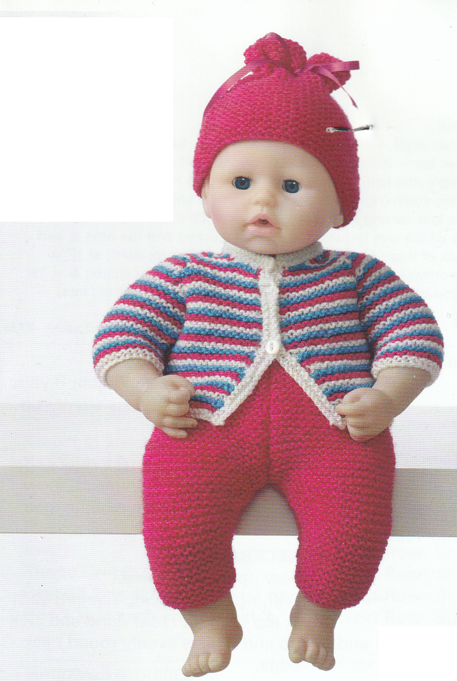 VINTAGE KNITTING PATTERN Dolls Clothes