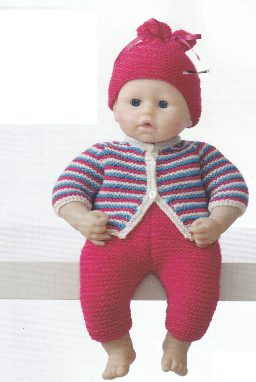 VINTAGE KNITTING PATTERN Dolls Clothes